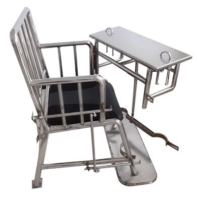 AZY-B10标准不锈钢审讯椅(图1)