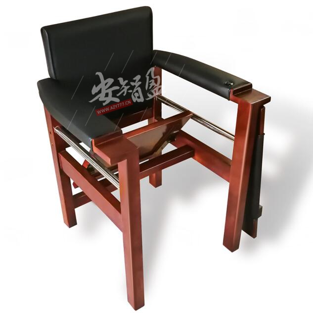 AZY-MR15型软包木质审讯椅(图1)